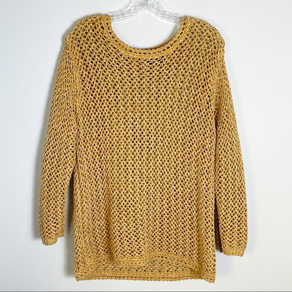 Lizsport Petite long sleeve knit sweater petite size S